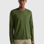 mens long sleeved cotton t-shirt
